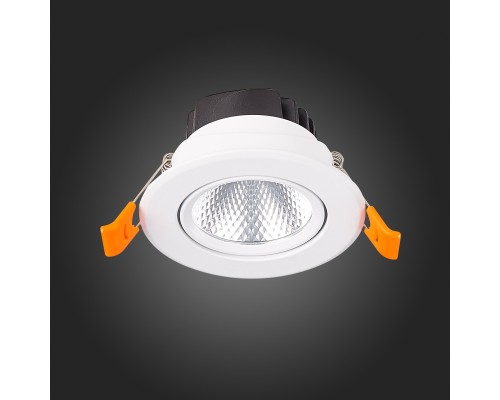 ST211.538.08.36 Св-к встр. Белый LED 1*8W 3000K 640Lm Ra80 36° IP20 D86xH50 220-240V Встраиваемые светильники