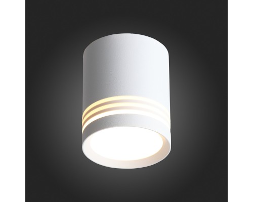 ST101.542.05 Светильник потолочный Белый LED 1*5W 4000K 390Lm Ra>80 120° IP20 D68xH80 170-240V Накладные светильники