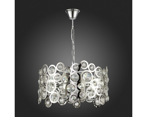 SL1103.103.08 Светильник подвесной ST-Luce Хром/Прозрачный,Хром E14 8*60W LETINA