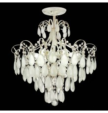 SLE160302-06 Светильник потолочный Золотистый/Белый матовый E14 6*60W MAGONZA