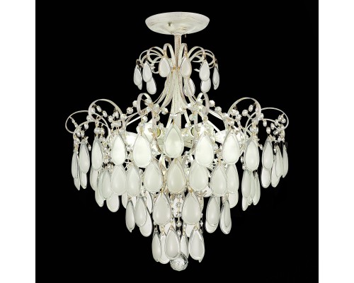 SLE160302-06 Светильник потолочный Золотистый/Белый матовый E14 6*60W MAGONZA