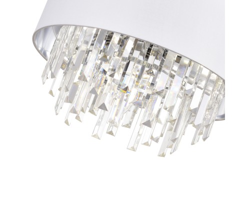 SLE1120-103-07 Светильник подвесной Хром/Белый E14 7*40W DAHLIA