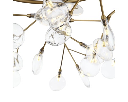 SL411.233.45 Люстра подвесная ST-Luce Золотистый/Прозрачный G4 45*1,5W RICCARDO