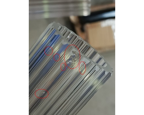 utsenka-SL6224.313.01 Светильник подвесной ST-Luce Латунь/Прозрачный LED 1*30W 4000K BAMBOO