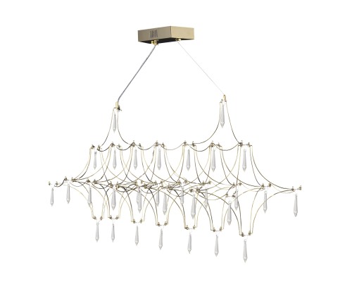 SL6603.203.17 Светильник подвесной ST-Luce Золотистый/Прозрачный LED 1*17W 4000K GRAVETTA