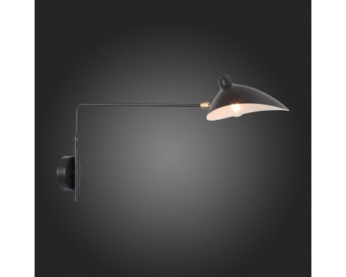 SL305.401.01 Бра ST-Luce Черный/Черный, Белый E27 1*60W SPRUZZO