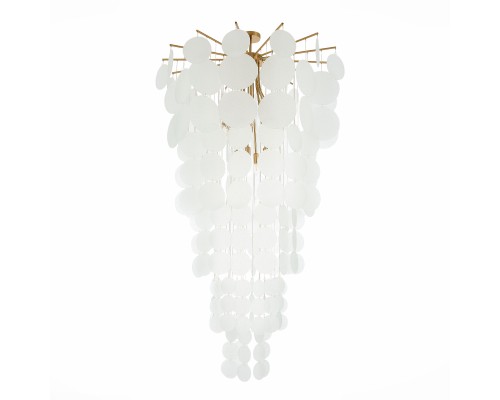 SL1231.303.12 Люстра подвесная ST-Luce Латунь/Белый E14 12*60W VITTORIA