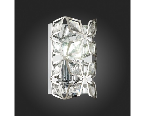 SL1104.101.01 Светильник настенный ST-Luce хром/прозрачный E14 1*60W CASTO