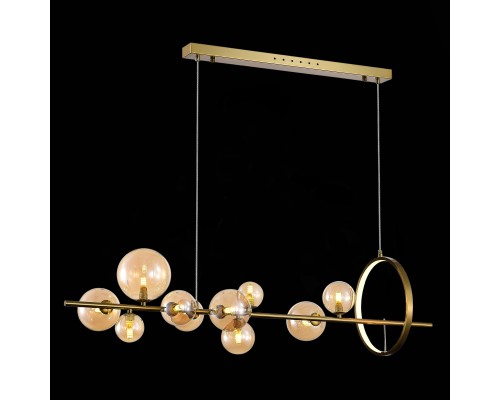 SL1165.323.15 Светильник подвесной ST-Luce Бронза/Коньячный G4 10+1*5W 4000K NECTON