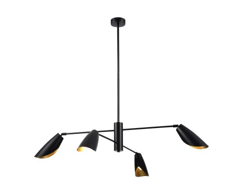 SLE1254-403-04 Светильник подвесной Черный/Черный E14 4*60W ALTON