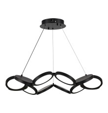 utsenka-SL6508.403.01 Светильник подвесной ST-Luce Черный/Белый LED 1*60W 4000K RIO