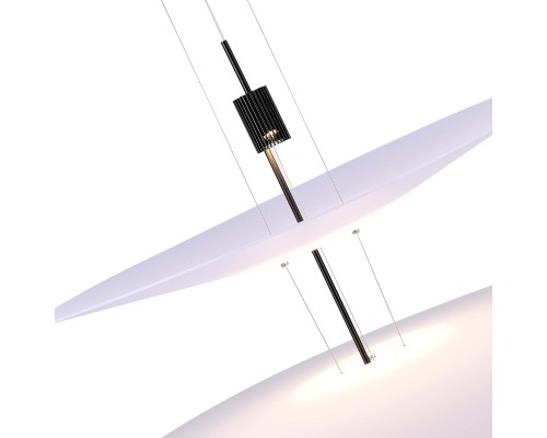 SL6101.423.01 Люстра подвесная ST-Luce Черный/Белый LED 1*15W 3000K ИСОЛА