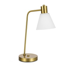 SLE1561-304-01 Прикроватная лампа Латунь/Белый E27 1*60W ARKI