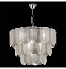 SLE1125-103-12 Светильник подвесной Хром/Прозрачно-Дымчатый E14 12*40W ERZO