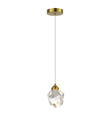 SL6114.203.01 Подвес ST-Luce Золотистый/Прозрачный LED 1*3W 3000K CASCATO