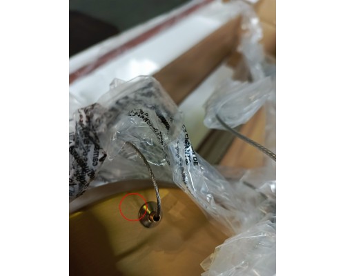 utsenka-SL6225.303.03 Светильник подвесной ST-Luce Латунь/Терракотовый, Белый LED 3*13W 3000K BRICK