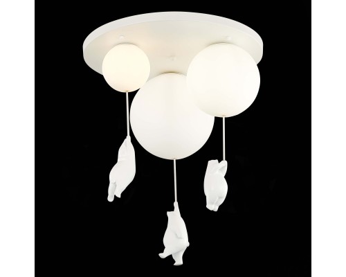 SLE115402-03 Светильник потолочный Белый/Белый E27/G9 3*160W MODENA