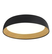 SLE1812-402-01 Светильник потолочный Черный, Древесный/белая LED 1*36W 4000K MUSE