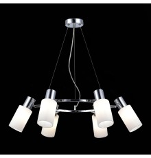 SLE1139-103-06 Светильник подвесной Хром/Белый E14 6*60W GESSI
