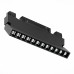 Магнитный трековый светильник Черный LED 1*12W 3000K 1 009Lm Ra>90 36° IP20 L219xW22xH1 СКАЙЛАЙН 48V