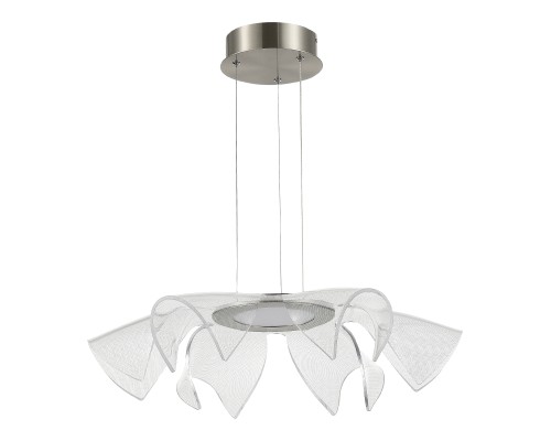 SL6235.103.20 Светильник подвесной ST-Luce Никель/Прозрачный LED 1*20W 4000K FAIRY