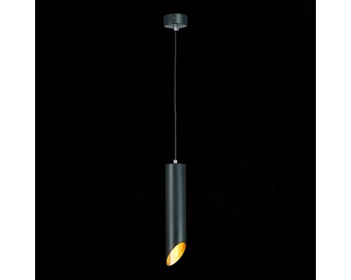 ST152.403.01 Светильник подвесной Черный GU10 1*50W  IP20 D60xH300 220V Без ламп Подвесные светильники