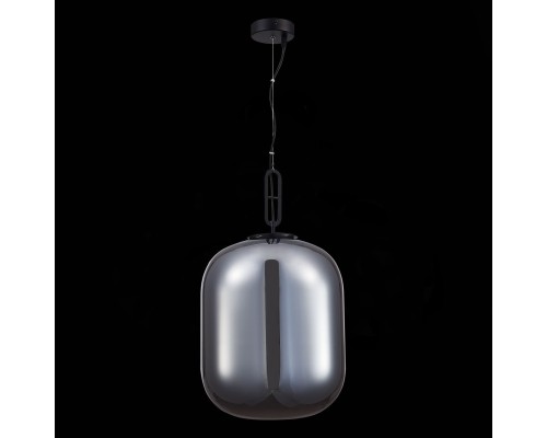 SL1050.713.01 Светильник подвесной ST-Luce Черный/Дымчатый E27 1*40W BURASCA