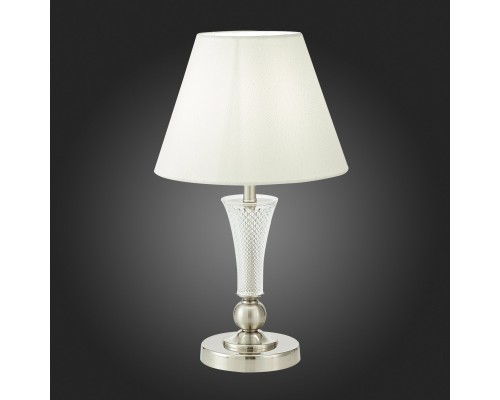 SLE105504-01 Прикроватная лампа Никель/Белый E14 1*40W REIMO