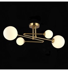 SLE2211-302-04 Светильник потолочный Латунь/Белый G9 LED 4*5W FANTINI
