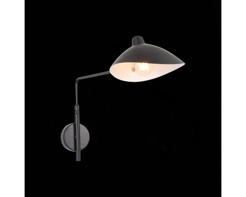 SL305.401.01 Бра ST-Luce Черный/Черный, Белый E27 1*60W SPRUZZO