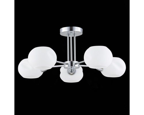SLE104302-05 Светильник потолочный Хром/Белый E14 5*40W LANTA