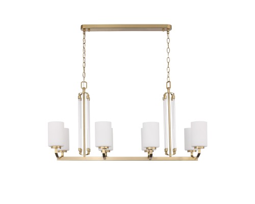 SL1403.333.08 Люстра подвесная ST-Luce Латунь/Прозрачный E27*8 40W ОПАЛ