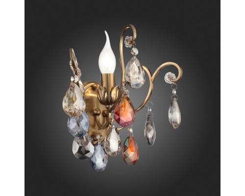 SL421.301.01 Бра ST-Luce Бронза/Мульти E14 1*40W VIANETA