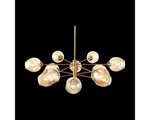 SL1500.203.12 Светильник подвесной ST-Luce Золотистый/Янтарный E14 12*40W FOVIA