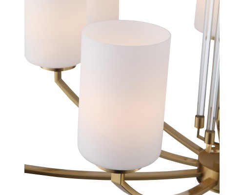 SL1403.303.06 Люстра подвесная ST-Luce Латунь/Прозрачный E27*6 40W ОПАЛ