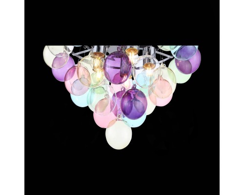 SL432.153.05 Светильник подвесной ST-Luce Хром/Разноцветный E27 5*60W SOSPIRO