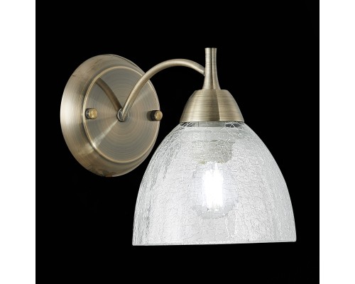 SLE104401-01 Светильник настенный Бронза/Прозрачный E27 1*60W