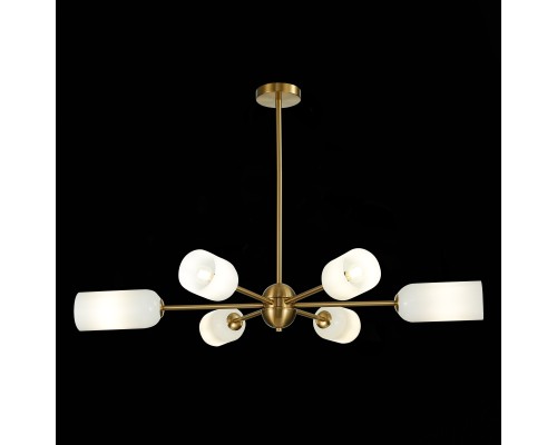 SL1180.202.06 Люстра потолочная ST-Luce Золотистый/Белый E14 6*40W TREVISO