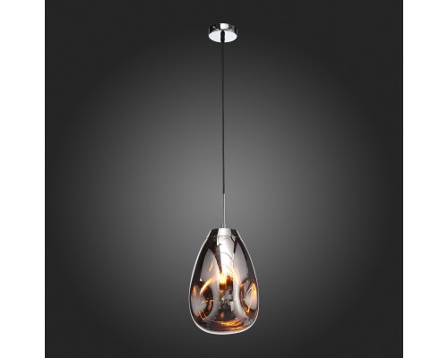 SL328.103.01 Светильник подвесной ST-Luce Хром/Хром E27 1*60W AEREO