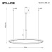 SL6131.403.42 Светильник подвесной ST-Luce Черный/Черный, Терракотовый LED 1*42W 4000K SHAPE