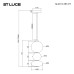 SL6119.403.24 Светильник подвесной ST-Luce Черный/Дымчато-Серый LED 1*24W 3000K PERLINA