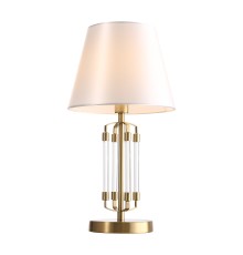 SL1403.304.01 Светильник настольный ST-Luce Латунь/Прозрачный E27*1 40W ОПАЛ