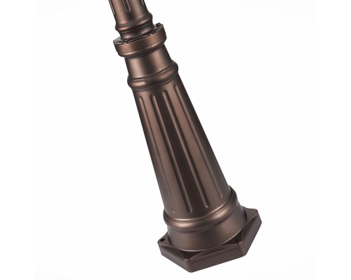 SL080.425.03 Светильник уличный наземный ST-Luce Темный кофе/Прозрачный, Темный кофе E27 3*100W LASTERO