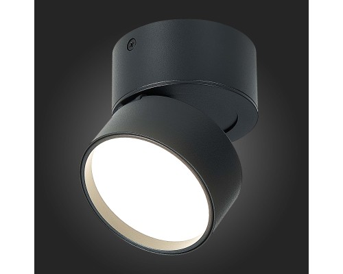 ST651.442.09 Светильник потолочный поворотный Черный LED 1*9W 4000K 720Lm Ra>90 120° IP20 D85xH87 17 Накладные светильники