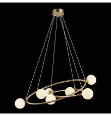 SL1508.203.07 Люстра подвесная ST-Luce Золотистый/Белый G9 7*5W RIALTO