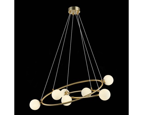SL1508.203.07 Люстра подвесная ST-Luce Золотистый/Белый G9 7*5W RIALTO