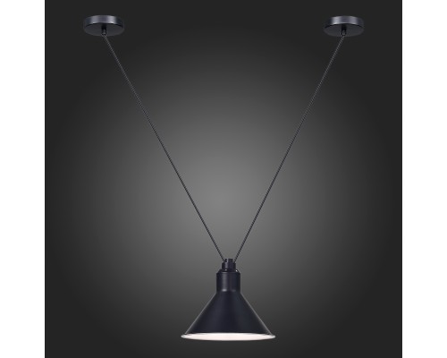 SL1804.403.01 Светильник подвесной ST-Luce Черный/Черный E14 1*60W SVEVO