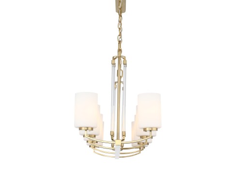 SL1403.333.08 Люстра подвесная ST-Luce Латунь/Прозрачный E27*8 40W ОПАЛ