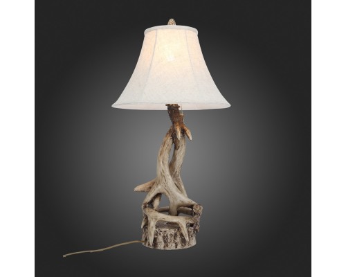 SL153.704.01 Прикроватная лампа ST-Luce Светло-коричневый/Бежевый E14 1*40W (из 2-х коробок) RENNA