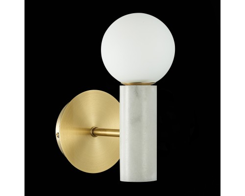 SL1210.501.01 Светильник настенный ST-Luce Золотистый, Белый/Белый G9 1*5W PIETRA